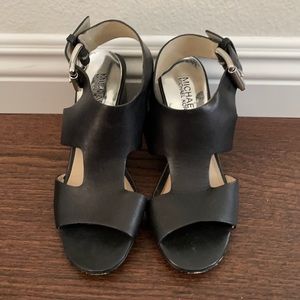 Michael Kors Black Leather Heels